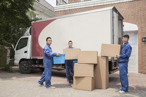 Van loading support for a Marylebone property move