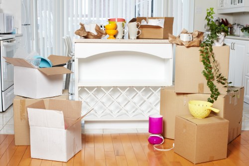 Professional movers navigating access challenges in central Marylebone