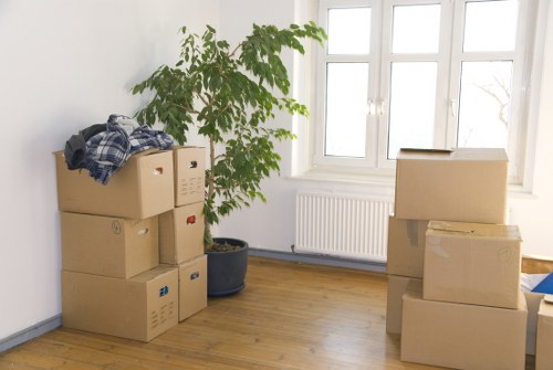 Van service handling a small office move in Marylebone