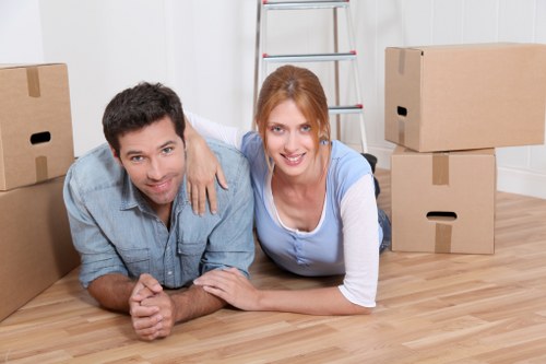 Careful furniture relocation in a Marylebone property
