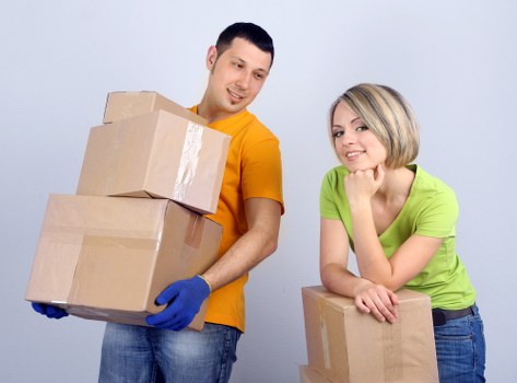 House movers assisting a Marylebone property move near local streets