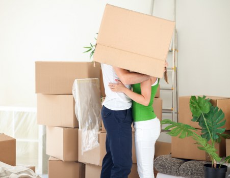 Commercial relocation team handling office equipment near Marylebone