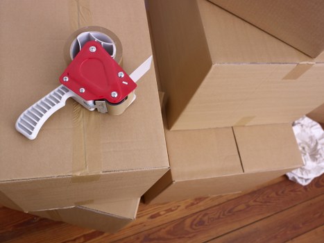 Local movers handling office furniture in central London